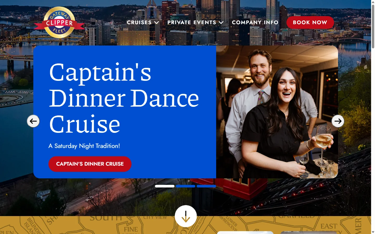 Gateway Clipper’s current homepage
